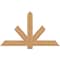 Ekena Millwork Kennewick Timber Gable Bracket, Western Red Cedar, 60"W x 35"H x 1 1/2"D x 5 1/2"F, 14/12 Pitch GBW060X35X0206KEN00SWR - alternate 1
